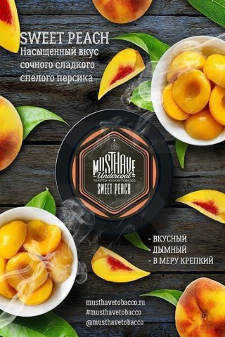 Купить табак для кальяна Must Have - Sweet Peach (Сладкий персик) недорого в Москве.