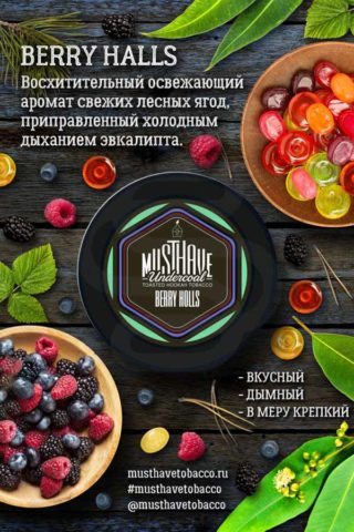 Купить табак Must Have Berry Holls (Ягодный холлс) в Москве - Смогус